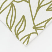 Greenery 9 Photo Collage Personalized  Fleece Deken (Hoek)