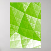 Greenery abstract patroon poster (Voorkant)