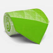 Greenery abstract patroon stropdas (Opgerold)