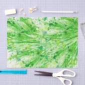 Greenery abstract waterverf, kunststofpapier tissuepapier (Craft)