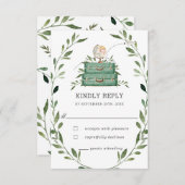 Greenery Adventure Baby shower Adventure Antwoord (Voorkant / Achterkant)