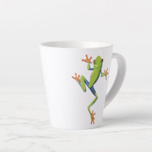 Greenery Amphibian Tree-Frog Latte Mok (Rechterhoek)