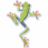 Greenery Amphibian Tree-Frog Sticker (Voorkant)