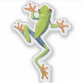 Greenery Amphibian Tree-Frog Sticker (Voorkant)