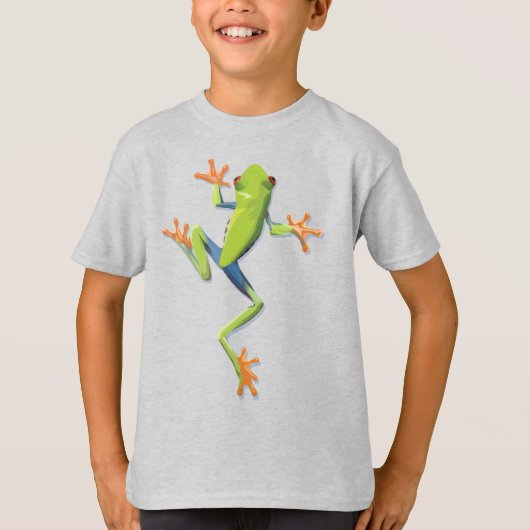 Greenery Amphibian Tree-Frog T-Shirt (Voorkant)