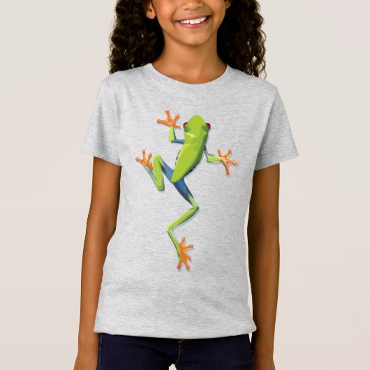 Greenery Amphibian Tree-Frog T-Shirt (Voorkant)