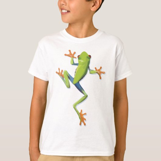 Greenery Amphibian Tree-Frog T-Shirt (Voorkant)