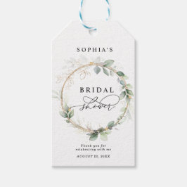 Greenery and Gold Bridal Shower Cadeaulabel