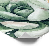 Greenery and Gold Elegant Wedding Welcome Sign Poster (Hoek)