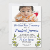 Greenery Annaprashan Kaart (Voorkant)