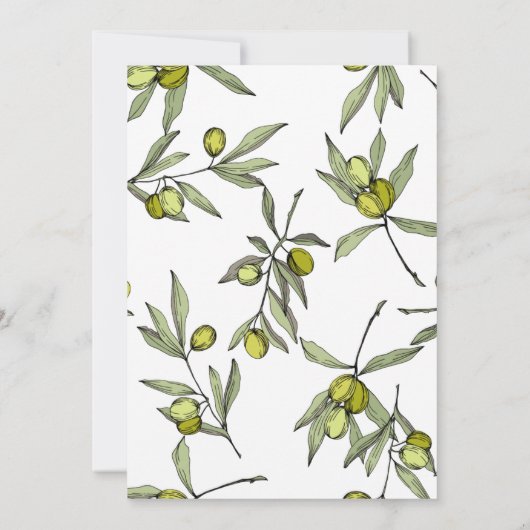 Greenery Annaprashan Kaart (Achterkant)