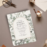Greenery Arch Eucalyptus Ivory Wedding Roos Gold Folie Uitnodiging<br><div class="desc">Geniet van een minimalistische waterverf groen & eucalyptus illustratie in boogvorm op een ivoren achtergrond in combinatie met een elegante kalligrafische typografie met een aanraking van echte roos gouden folie. Behoefte stukken die niet in het collectie zijn? Neem contact met me op met de contactknop hieronder.</div>