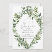 Greenery Artichoke Waterverf Groen Vrijgezellenfee Kaart (Voorkant)