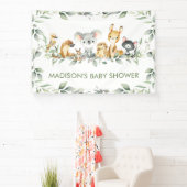 Greenery Australian Animals Baby shower Birthday Spandoek (Insitu)