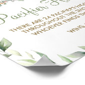 Greenery Australian Animals Pacifier Hunt Game Poster (Hoek)