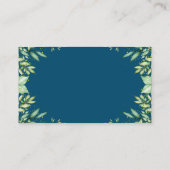 Greenery Autumn Pumpkin Baby shower Books for Baby Informatiekaartje (Achterkant)