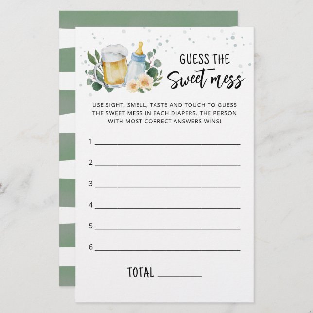 Greenery Baby is aan het brouwen en denkt dat het  (Voorkant / Achterkant)