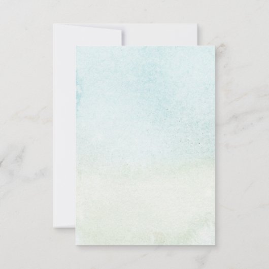 Greenery Baby shower Book Request Enclosure Card Kaart (Achterkant)