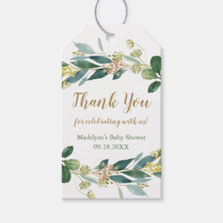 Greenery Baby shower Favors Label Cadeaulabel