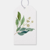 Greenery Baby shower Favors Label Cadeaulabel (Achterkant)