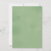 Greenery Baby shower Invitation Baby shower Kaart (Achterkant)