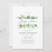 Greenery Baby shower Kaart (Voorkant)
