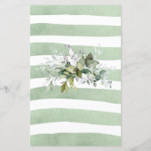 Greenery Baby shower Mini Sign Hoeveel Snoepjes (Achterkant)