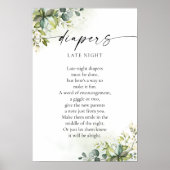 Greenery Baby shower Poster (Voorkant)