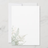 Greenery Baby shower Wie kent papa Beste Kaart (Achterkant)