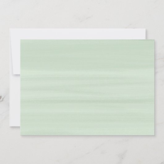 Greenery Bachelorette Weekend Kaart (Achterkant)