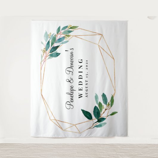 Greenery Backdrop, Photo Lijst, Photo Booth Prop Wandkleed (Voorkant)