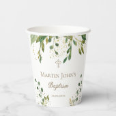 greenery Baptism Papieren Bekers (Achterkant)
