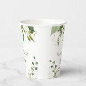 greenery Baptism Papieren Bekers (Links)