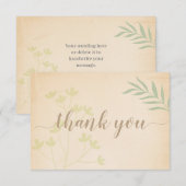 -Greenery Bedankkaart (Voorkant / Achterkant)