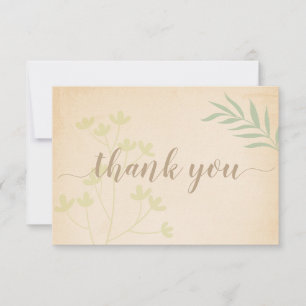 -Greenery Bedankkaart