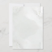 Greenery Beer Gender Neutral Elegant Baby shower Kaart (Achterkant)