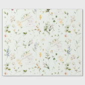 Greenery Beer Gender Neutral Floral Baby shower W Cadeaupapier (Vlak)