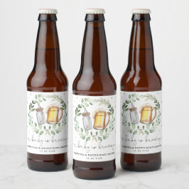 Greenery Beers Cheers Baby is een brouwerij-pleist Bier Etiket