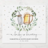 Greenery Beers Cheers Baby is een brouwerij-pleist Bier Etiket (Enkel label)