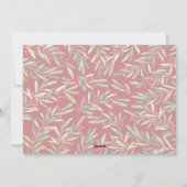 Greenery Berries kerstfoto Feestdagenkaart (Achterkant)