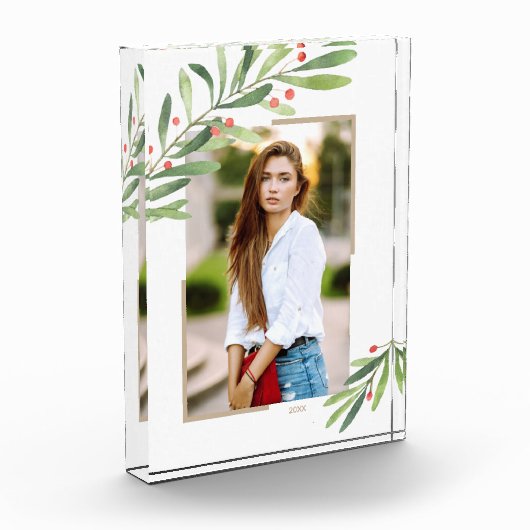 Greenery Berries - kerstrectie Fotoblokken (Links)