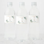 Greenery Beverage Label Set Waterfles Etiket (Flessen)