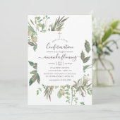 Greenery-bevestiging Kaart (Staand voorkant)