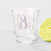 Greenery Birthday Gift | 18e | 21e | 40e | 50e Shot Glas (Achterkant)
