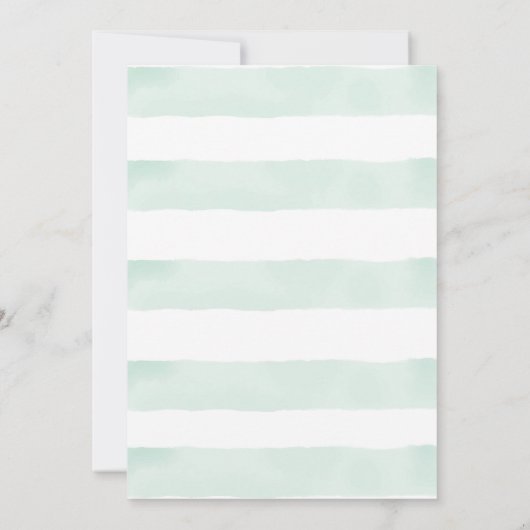 Greenery Birthday Invitation Kaart (Achterkant)