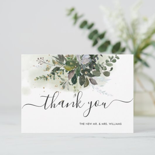 Greenery Blue Gum Eucalyptus Kaart (Staand voorkant)