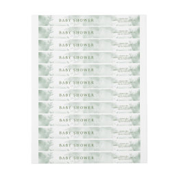 Greenery Blue hydrangea is een Baby shower