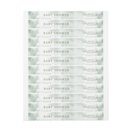 Greenery Blue hydrangea is een Baby shower