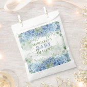 Greenery Blue hydrangea is een Baby shower Bedankzakje (Geknipt)