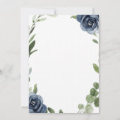 Greenery Boerderij Birthday Invitation with Flower Kaart (Achterkant)